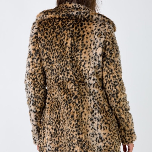 Princess Polly Winona Jacket S/UK 8- NWOT- Leopard - Picture 2 of 3